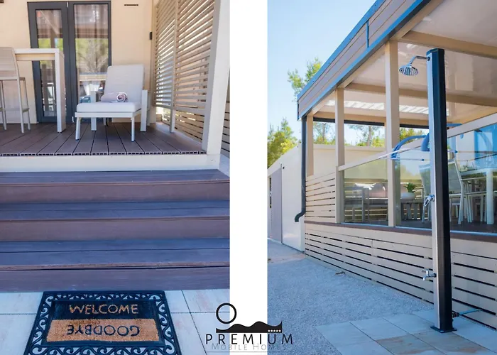 Tatil Evi Charming Two-bedroom Mobile Homes - Mobile With Sea View And Terrace *
