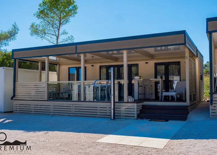Charming Two-bedroom Mobile Homes - Mobile With Sea View And Terrace Drage