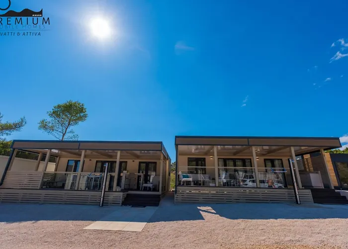 Charming Two-bedroom Mobile Homes - Mobile With Sea View And Terrace Дом отдыха Драге